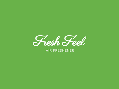 Logo , Word- Mark , Fresh Feel , Air Freshener air freshener branding graphics design logo logodesign