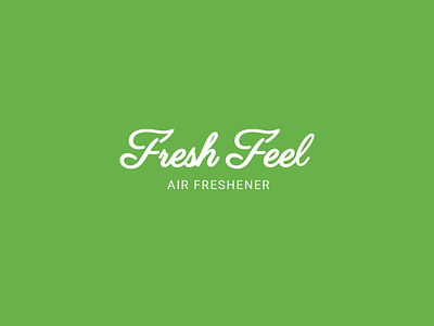 Logo  , Word- Mark ,  Fresh Feel  , Air Freshener