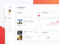 Fitness dashboard – overview 🏃🏻