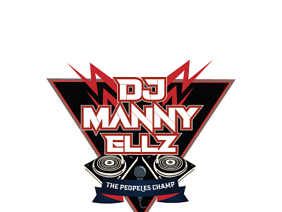 Dj logo colorfull dj logo logo design music