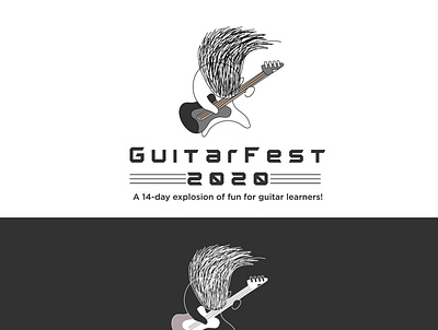 I don't know what is it feast guitar guitarist logo unusal