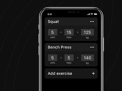 Strength app: Training app fitness ios strength strong training workout