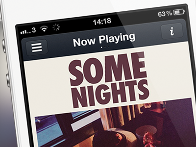 iOS Music player audio ios iphone music player ui user interface