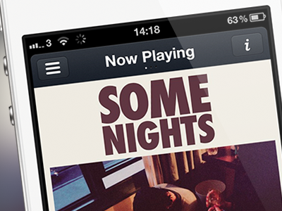 iOS Music player