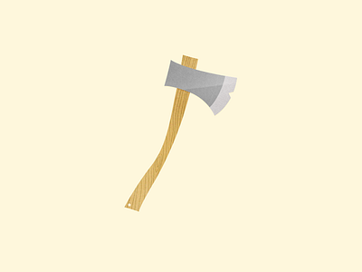 Axe axe illustration lumberjack noise weapon wood grain