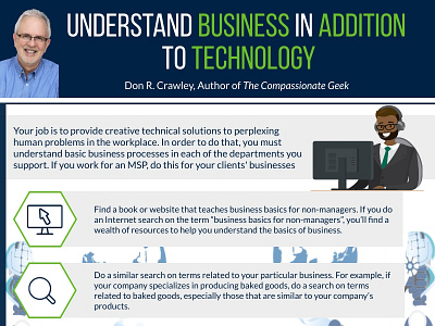 Understand Business In Addition To Technology