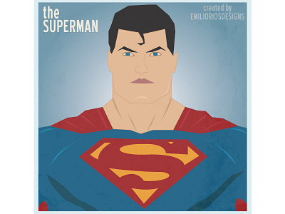 The Superman emilioriosdesigns graphicdesigner illustrator logodesigner superman