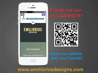 New Website! ae after effects alarm emilioriosdesigns gif graphicdesigner icon instagram logo sign up web design website