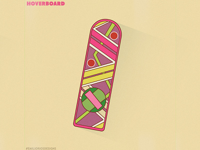 Hover Board back to the future emilioriosdesigns flat flatdesigner hover board icon icondesign icons ui
