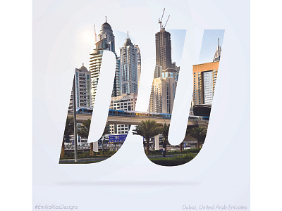 Latest piece on my mini series! dubai emilioriosdesigns font graphic new york photoshop poster text typography united arab emirates