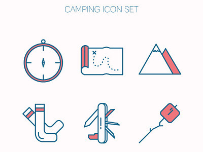 Camping Icon Set