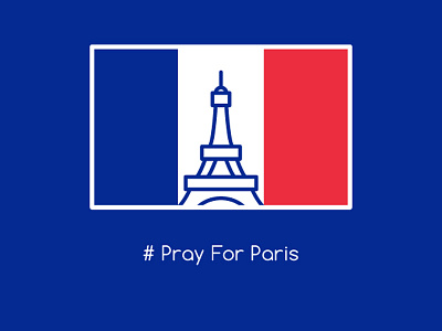 Pray For Paris emilioriosdesigns france icon icon design paris pray for paris