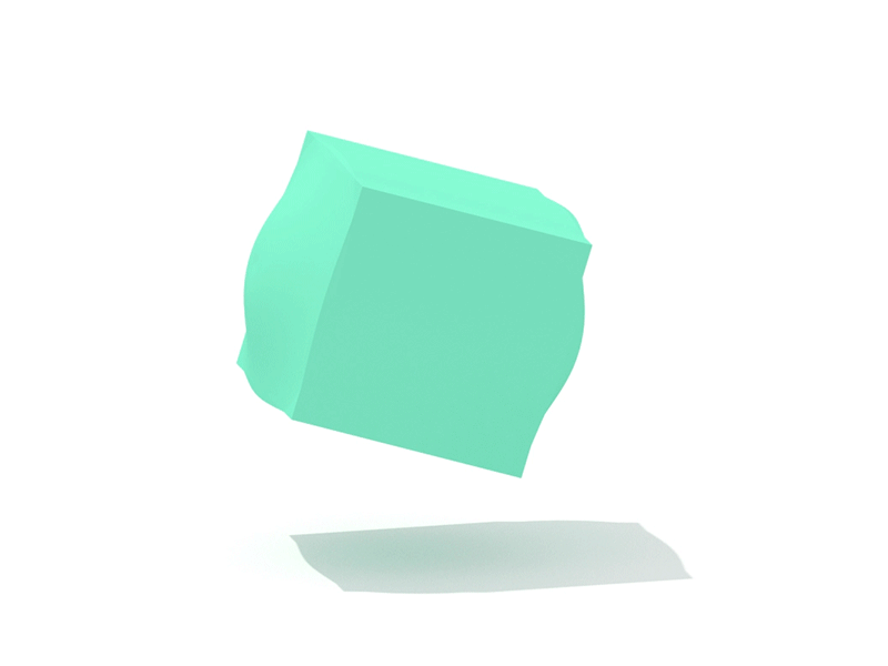 A Darker Green Blob 3animation 3d 3d render animation blender blender animation emilioriosdesigns flat gif green render