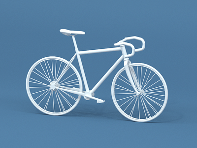 Bike Render 3d 3d render bicycle bike blender emilioriosdesigns low poly render