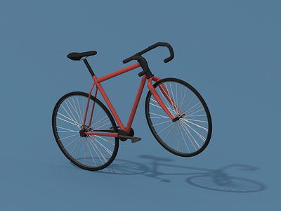 Bike in Color 3d 3d render bicycle bike blender emilioriosdesigns low poly render