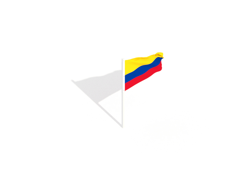 #FuerzaMocoa 2 3d 3d render animation blender cocoa colombia emilioriosdesigns flag low poly render