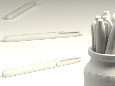 WIP 3d model 3d render blender 3d emilioriosdesigns sharpie wip