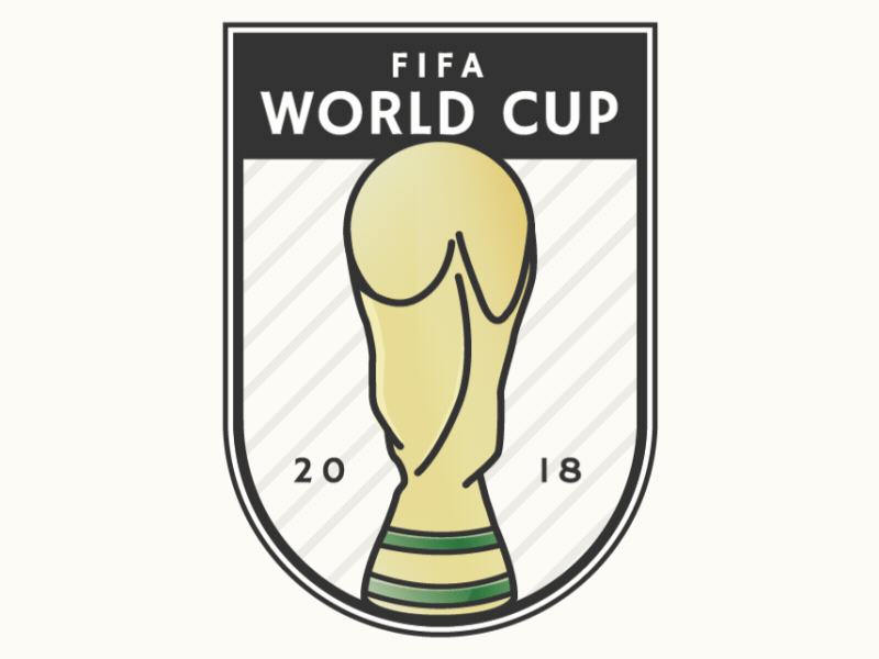 FIFA World Cup Badge! animation badge animation emilioriosdesigns fifa world cup futbol gif motion graphics soccer wc russia world cup world cup 2014 world cup 2018