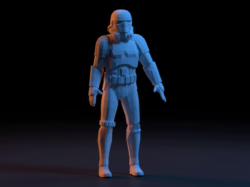 3D Rigging! gif animation animation star wars gif design blender emilioriosdesigns