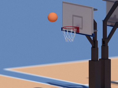 Bball Low-poly 3d 3d render basketball bball blender emilioriosdesigns