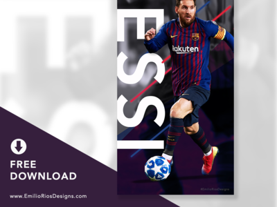 Download Messi And Barcelona Jersey Wallpaper