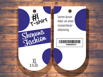 Hang Tag - Design Template branding clothing hang tags clothing label hang tags product tag tag design tshirt tag