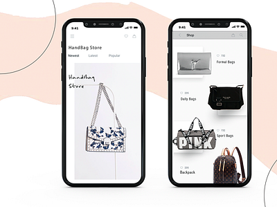 hand bag store app design e commerce e commerce app fashion brand ui ux