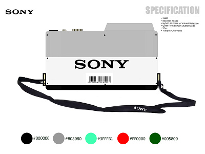 Sony Product Design adobe branding graphic design product design sony ui