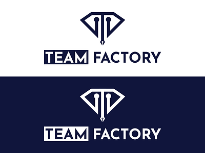 Team Factory art design flat graphic design icon illustration logo minimal typography vector