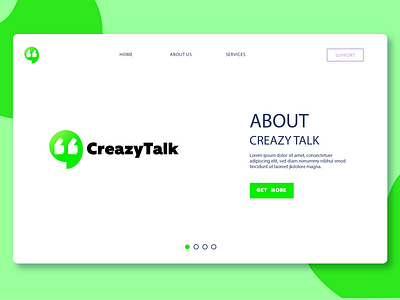 Creazy Talk modern Chat logo