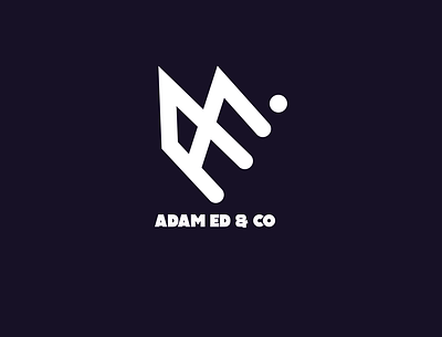 Adam Ed logo branding concept daily dailylogochallenge design graphic design icon illustrator logo vector