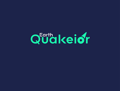 Earth Quakior Modern Logo branding concept daily design dipto earth graphic design icon logo logo design logotype minimal minimalist logo minimalistic modern vector