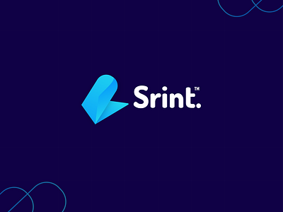 Srint Press Brand Modern Logo