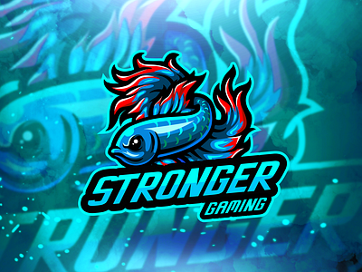 Free Download  Stronger eSports Gaming Mascot logo