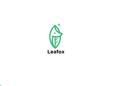 Leafox logo design and branding