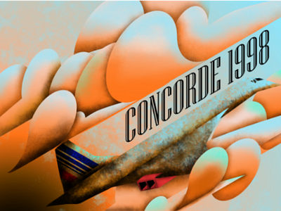 Classic Concorde Illustration concorde illustration classic