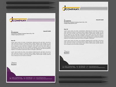 Corporate Letterhead Design brand identity corporate branding creative design creative direction letterhead letterhead design letterheads