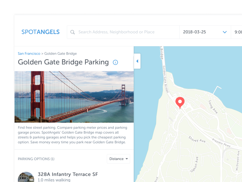 Parking Map Website By Florent Lenormand On Dribbble