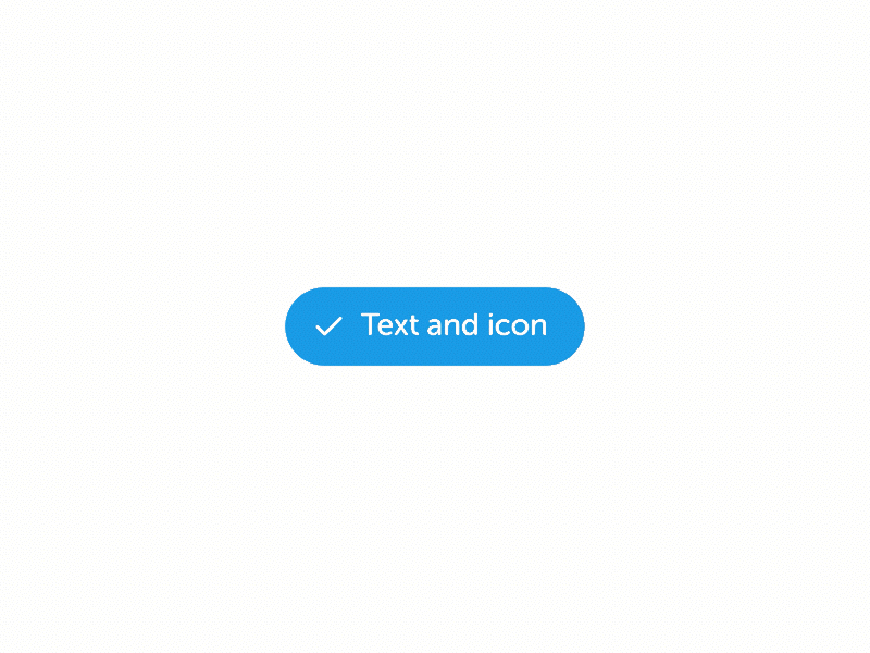 Text and icon vs Icon and text