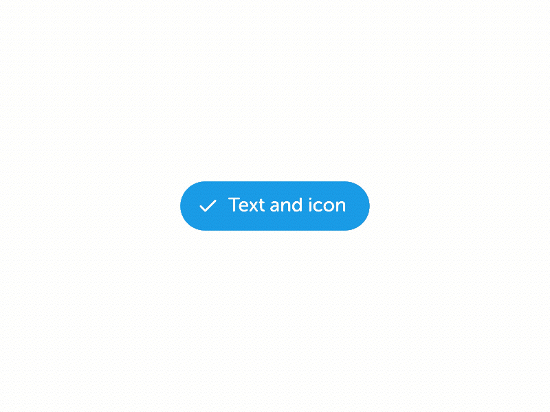 Text and icon vs Icon and text button button icon design system icon icon button text