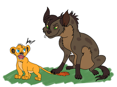 Simba and Hyena