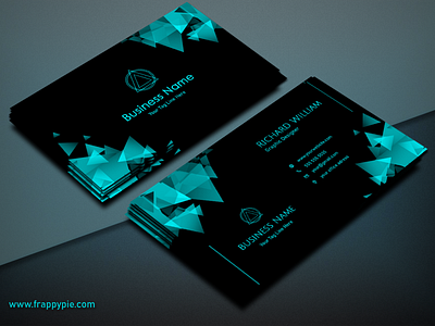 Black Business card design blackcard blue brand brand identity business card design businesscard card design graphicdesign logo visitingcard