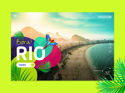 Rio de Janeiro brasil design web figma frontend rio de janeiro travel travel design traveling uxdesign uxui web webdesign