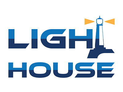 Minimalist Light House Logo