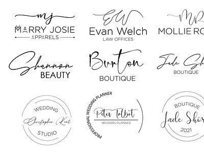 Professional Signature Logo Design