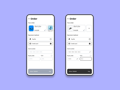 Credit Card Checkout | Daily UI design mobile ui