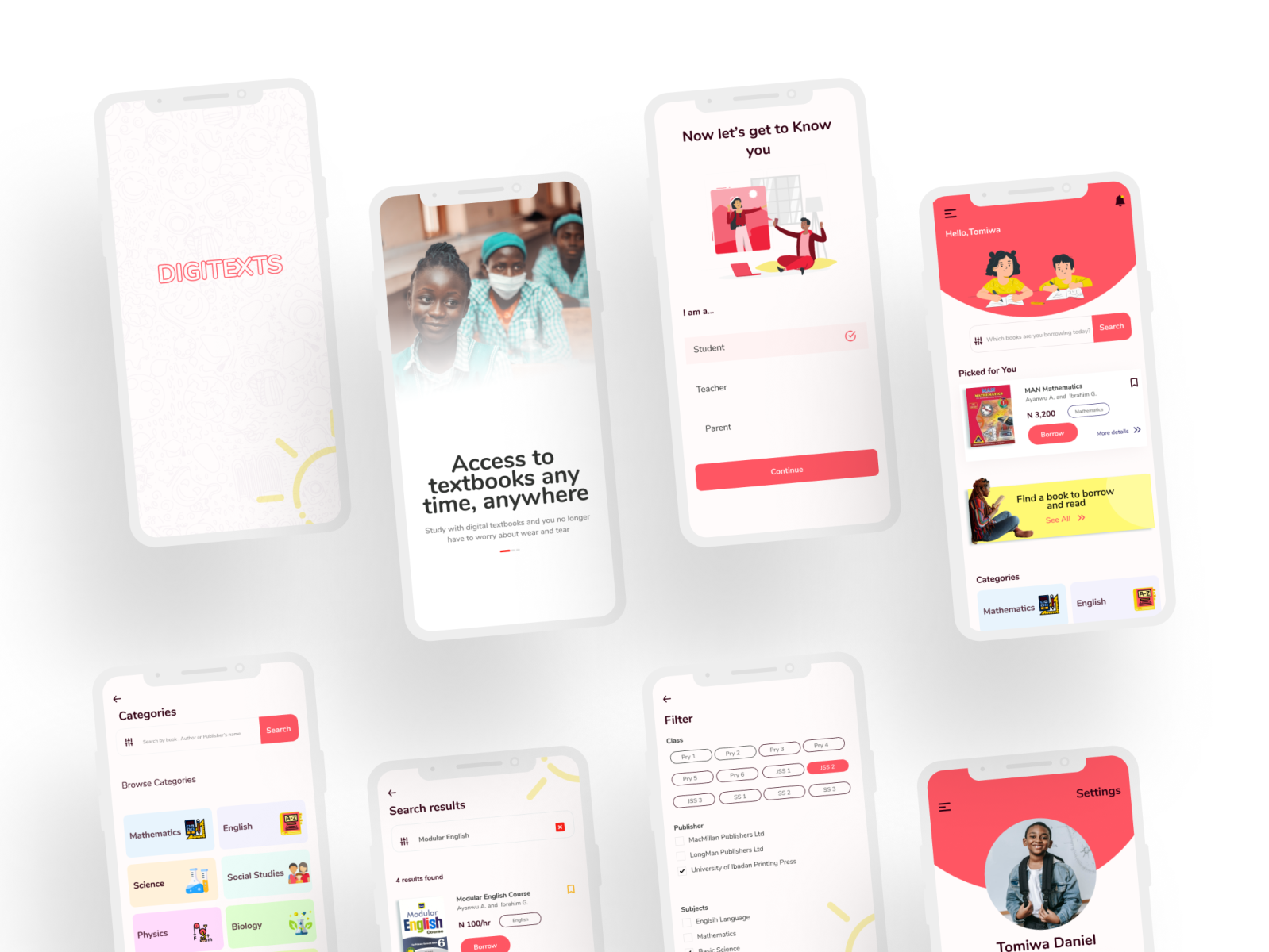 Digitexts Subscription based digital textbook app by alabi olanike on