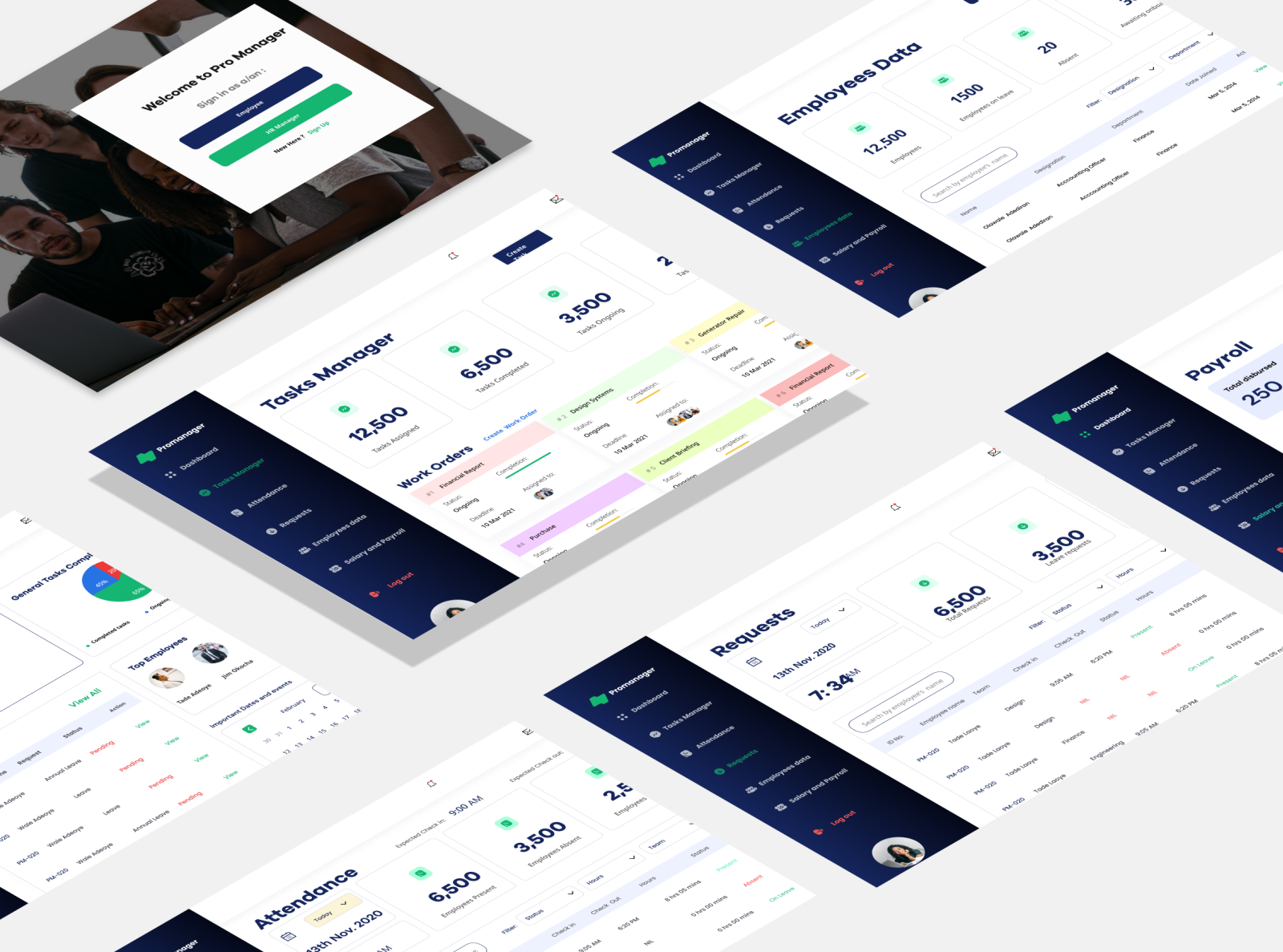 Pro Manager : Web based Human Resource Management App by alabi olanike ...