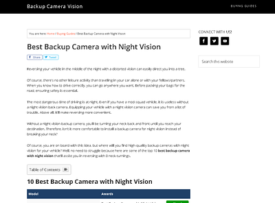 best backup camera for night vision backup cam