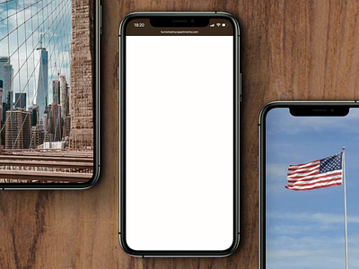 Furnished NYC Apartments - Mobile UI mobile ui motion responsive website